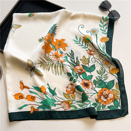 Explosive 110cm scarf shawl sunscreen headscarf square scarf versatile silk scarf