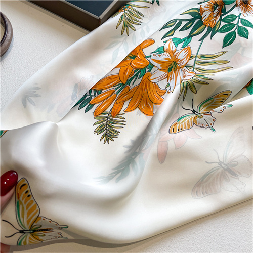 Explosive 110cm scarf shawl sunscreen headscarf square scarf versatile silk scarf