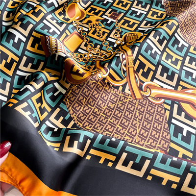 Letter chain 110cm beautiful brocade summer scarf shawl square scarf