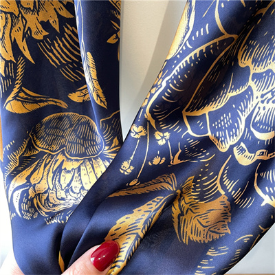 Flower butterfly beautiful brocade large square scarf 110cm scarf shawl wholesale