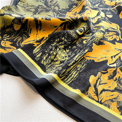 Owl leaves 110cm scarf shawl sun protection headscarf square
