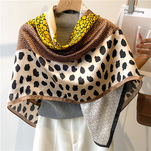 Spotted water ripple beautiful brocade sunscreen headscarf large square scarf 110cm scarf shawl