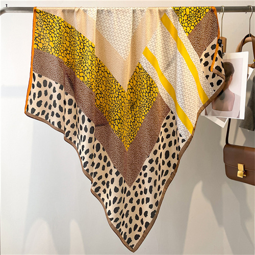 Spotted water ripple beautiful brocade sunscreen headscarf large square scarf 110cm scarf shawl