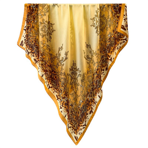 Vintage gorgeous 110cm beautiful damask headscarf square scarf scarf shawl versatile silk scarf