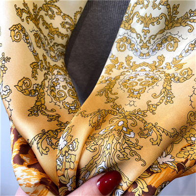 Vintage gorgeous 110cm beautiful damask headscarf square scarf scarf shawl versatile silk scarf