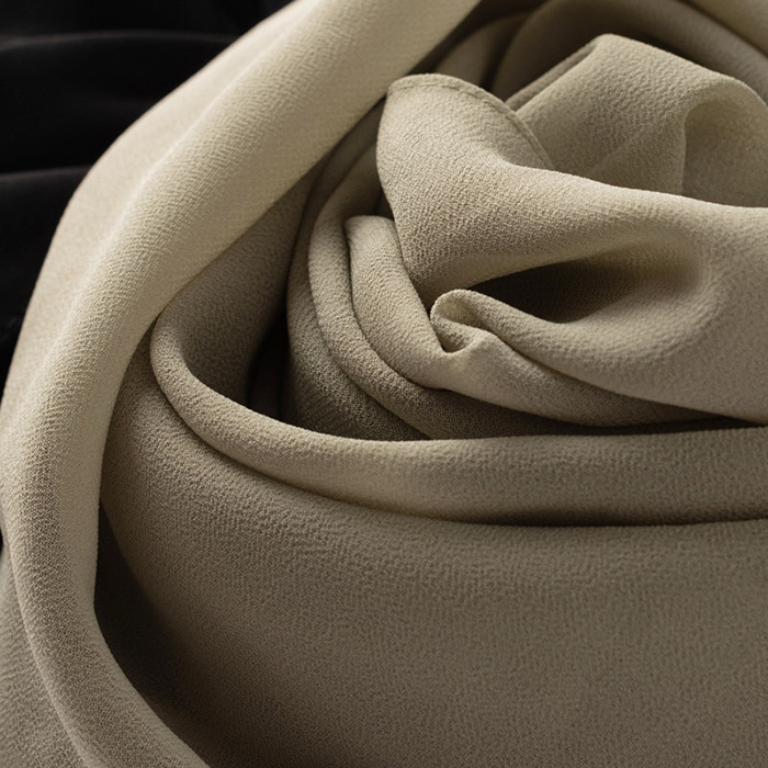 Wholesale Monochrome Pearl Chiffon Square Muslim Scarf