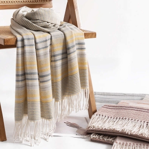 Scarf Elegant Temperament Fairy Style Imitation Cashmere Scarf Simple Fashion Scarf