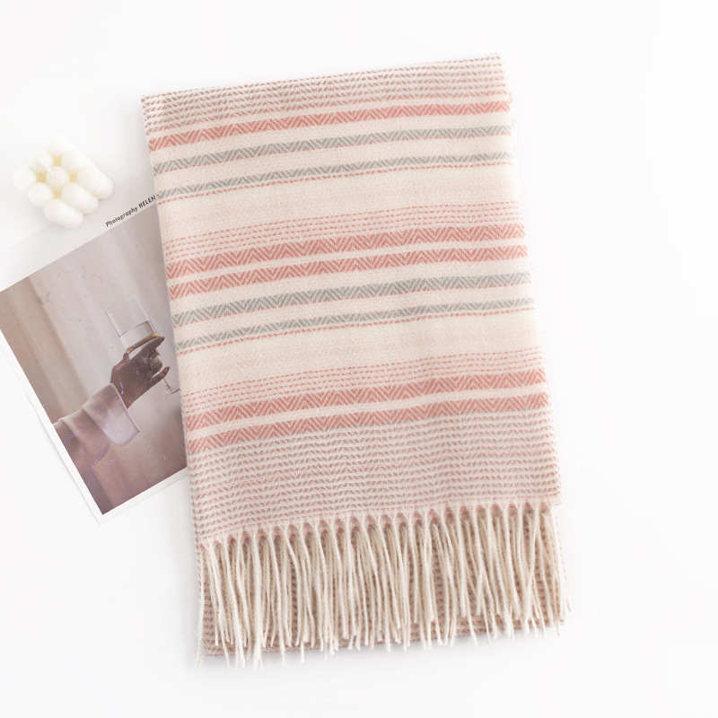 Scarf Elegant Temperament Fairy Style Imitation Cashmere Scarf Simple Fashion Scarf