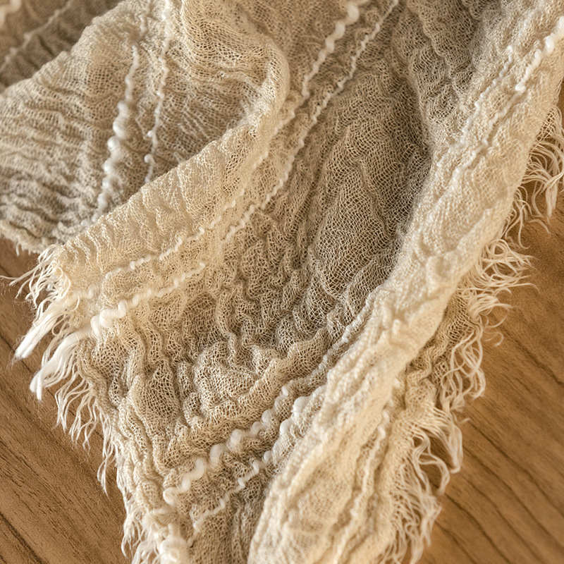 Simulated Silk Scarves Wholesale Fashion Commuter Waist Simple Airconditioned Room Shawl Sun Protection Beach Scarves Net Scarves