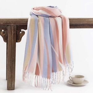 Warm Autumn Winter Colorful Plaid Scarf Imitation Cashmere Scarf Shawl New Warm Neck Wholesale