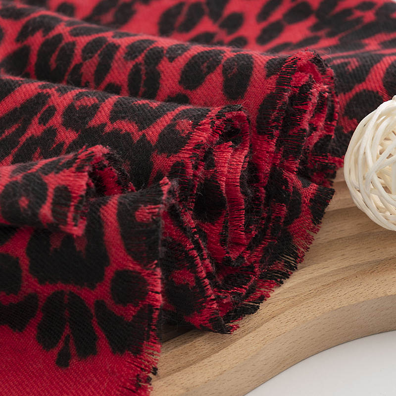 Elegant Celebrity Animal Pattern Plaid Scarf Autumn Winter New Imitation Cashmere Scarf Shawl Warm Neck