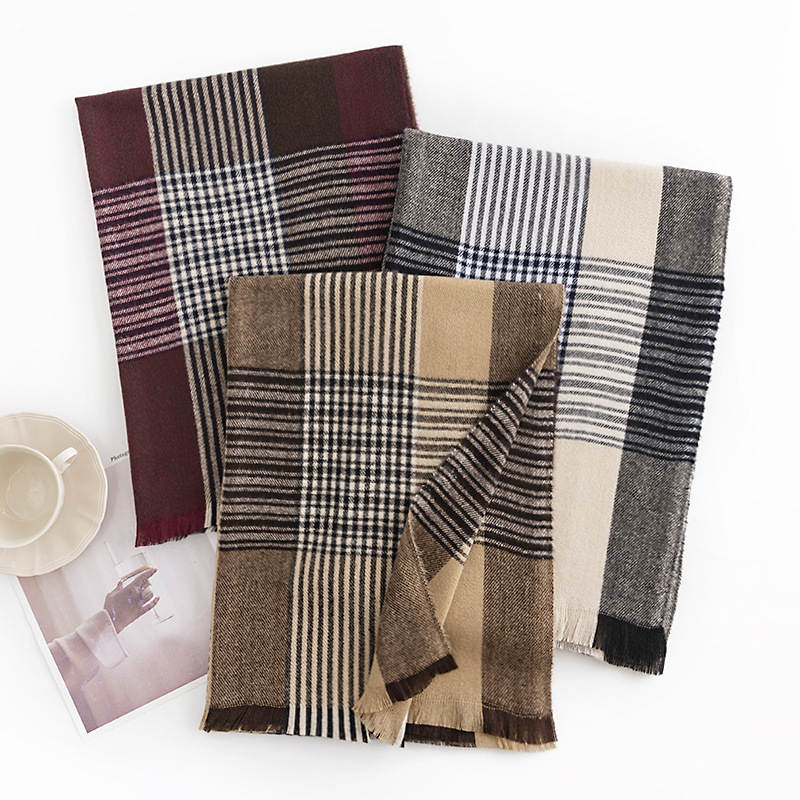 Business commuter imitation cashmere scarf wholesale fashion temperament scarf female simple neck collars warm winter shawl