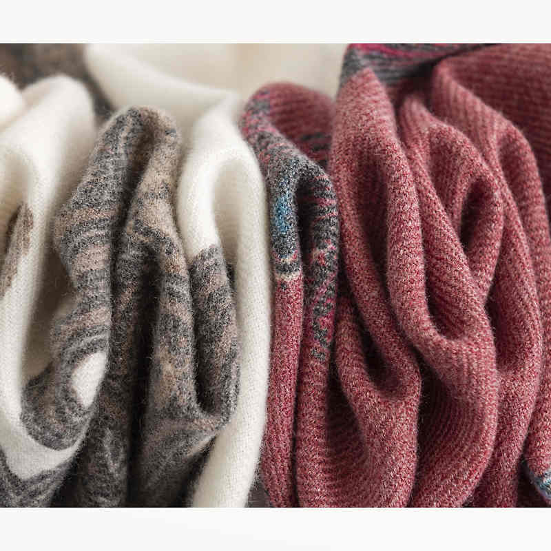 Scarf autumn winter cashew print lady imitation cashmere shawl thickened heat cold scarf
