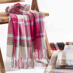 Fashionable commuter imitation cashmere scarf European n scarf women clear and simple neck wrap warm cold shawl