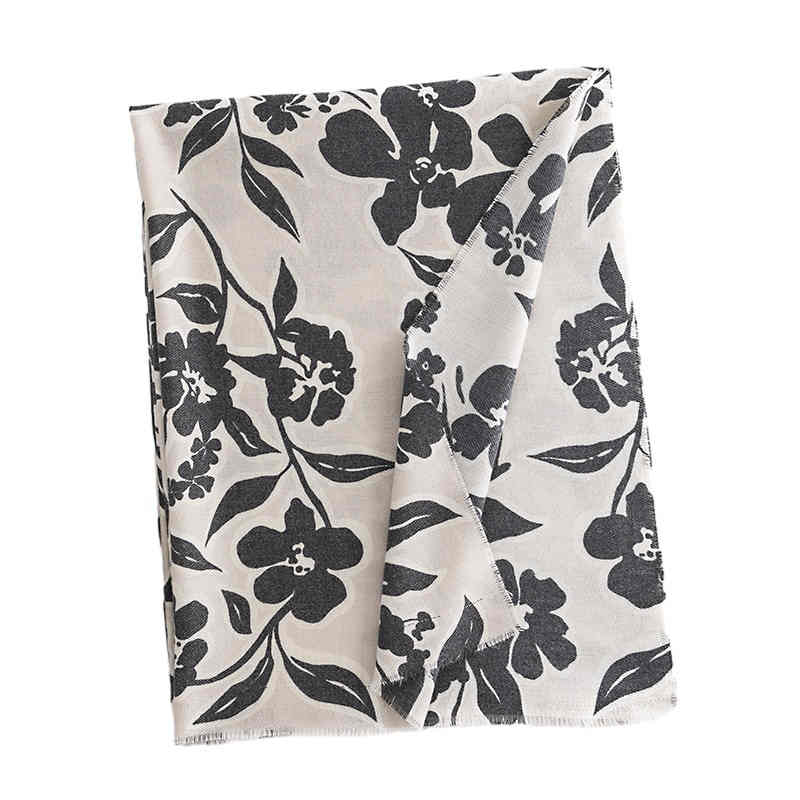 n street wind imitation cashmere scarf winter new style neck protection cold neck fashionable elegant warm shawl