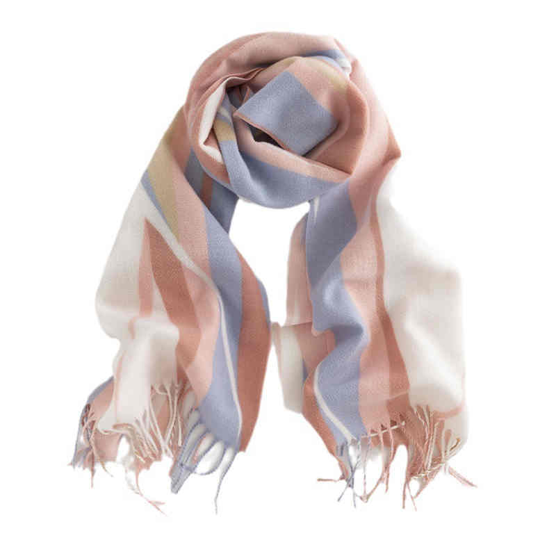 Warm autumn  winter color grid scarf imitation cashmere scarf shawl new style warm scarf