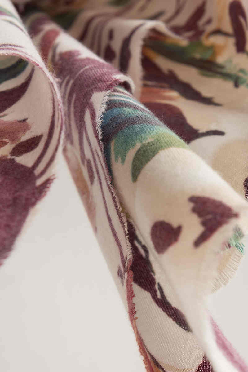 Winter new printed scarves imitation cashmere scarf warm neck cold fresh sweet shawl