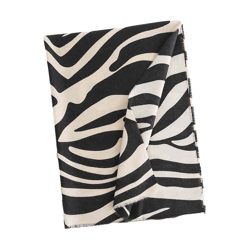 European n striped imitation cashmere scarves winter new winter cold neck scarf elegant temperament warm shawl