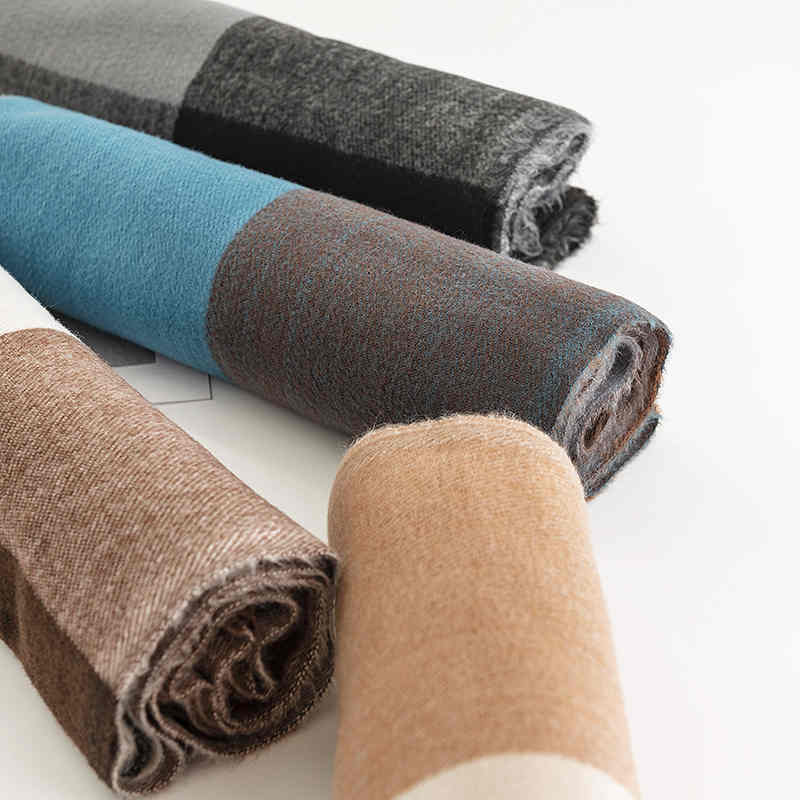 Imitation cashmere scarf fashion commuter plaid scarf elegant shawl temperament warm  cold scarf