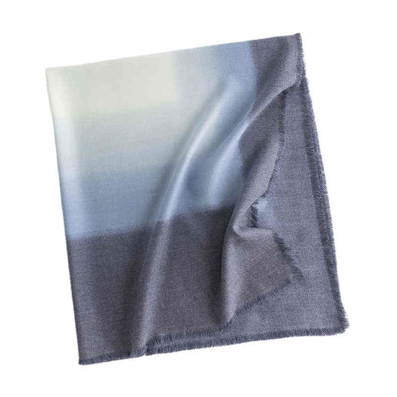 Fashion gradually change autumn  winter printed scarf female atmosphere  shawl personality trend warm neck scarf