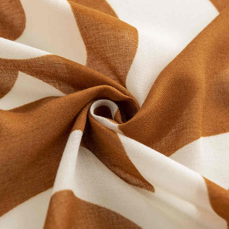Camellia plain scarf fashion commuter printed neck scarf advanced feeling lengthening warm  cold shawl
