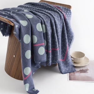 Polka dot printed imitation cashmere scarf female fashion commuter neck scarf senior sense shawl