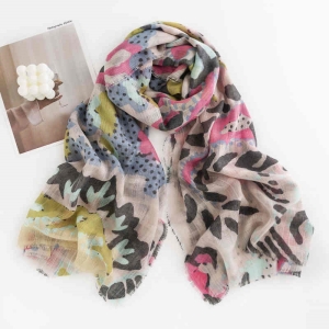 Spring print thin design a delicate woven pattern scarf shawl shawl shawl irregular pattern  short beard