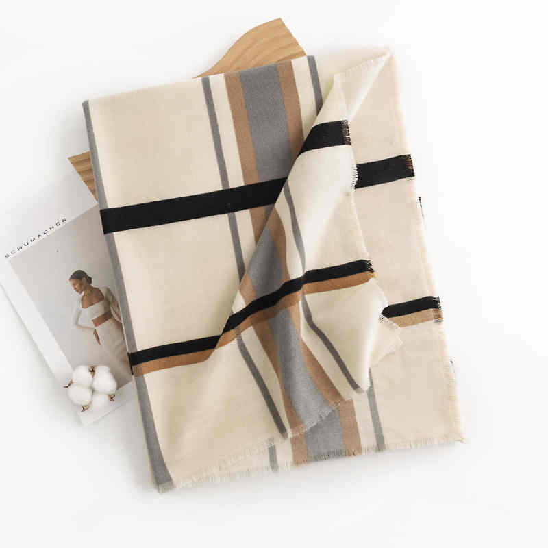 Autumn winter new style imitation cashmere scarf fashion commuter shawl warm scarf