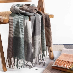 Imitation Cashmere scarf wholesale European n street wind scarf female fashion commuter scarf simple