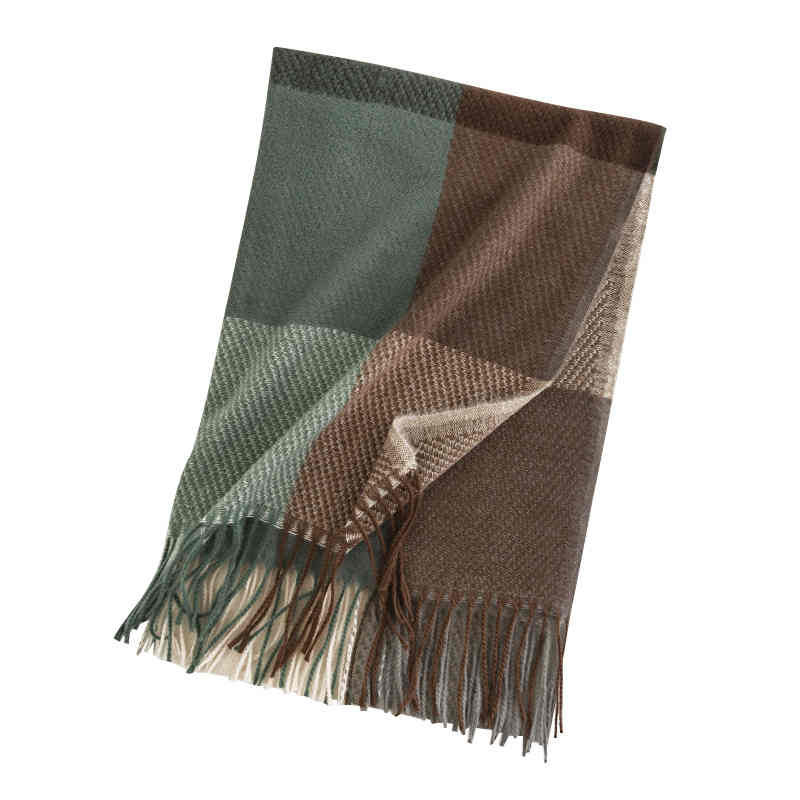 Imitation Cashmere scarf wholesale European n street wind scarf female fashion commuter scarf simple
