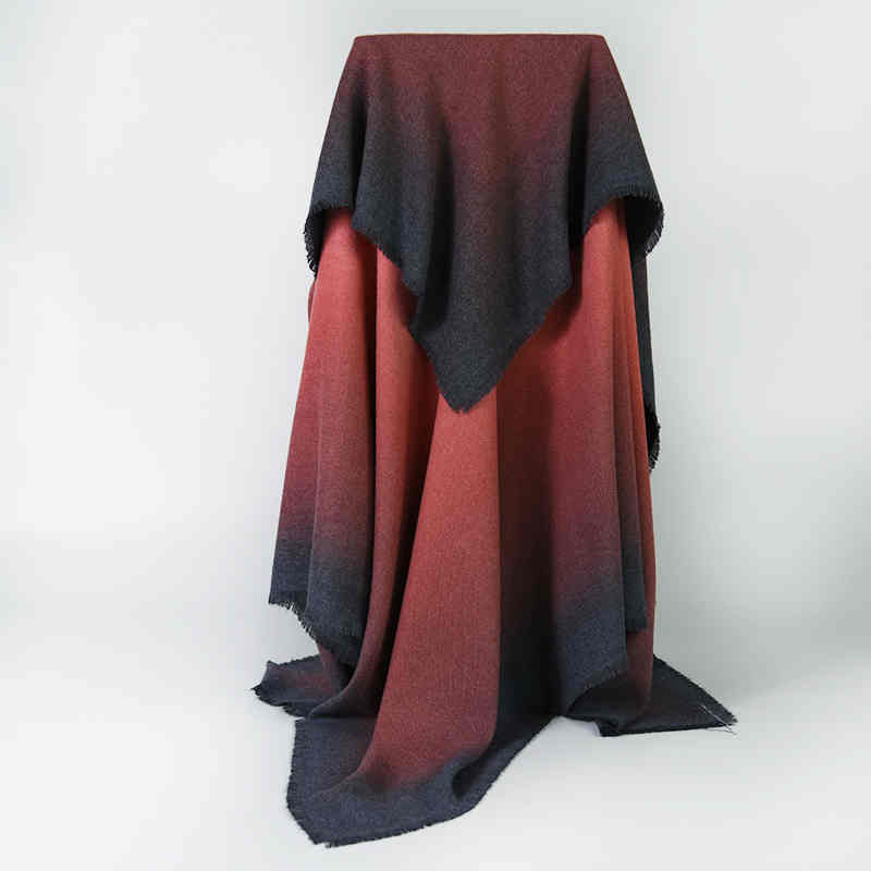 salad wool square scarf short fringed imitation cashmere shawl woven ladies scarf