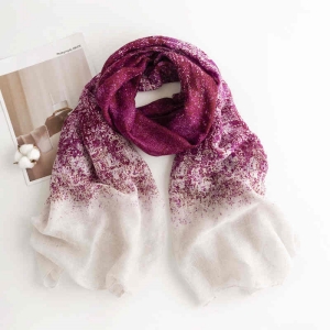 Spring summer 2023 new color changing personality national wind scarf original design printed shawl fashion scarves