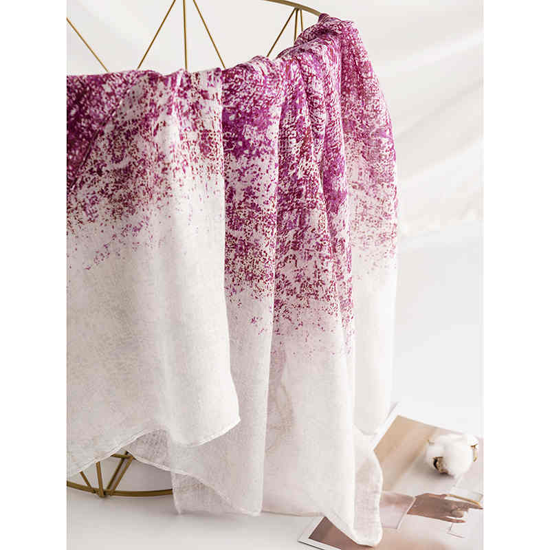 Spring summer 2023 new color changing personality national wind scarf original design printed shawl fashion scarves