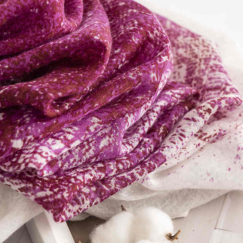 Spring summer 2023 new color changing personality national wind scarf original design printed shawl fashion scarves