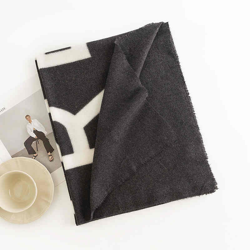 Fall winter fashions OL commuter letters faux cashmere scarf Tzitzit thermal shawl scarf