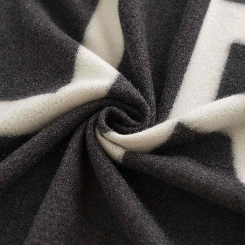 Fall winter fashions OL commuter letters faux cashmere scarf Tzitzit thermal shawl scarf