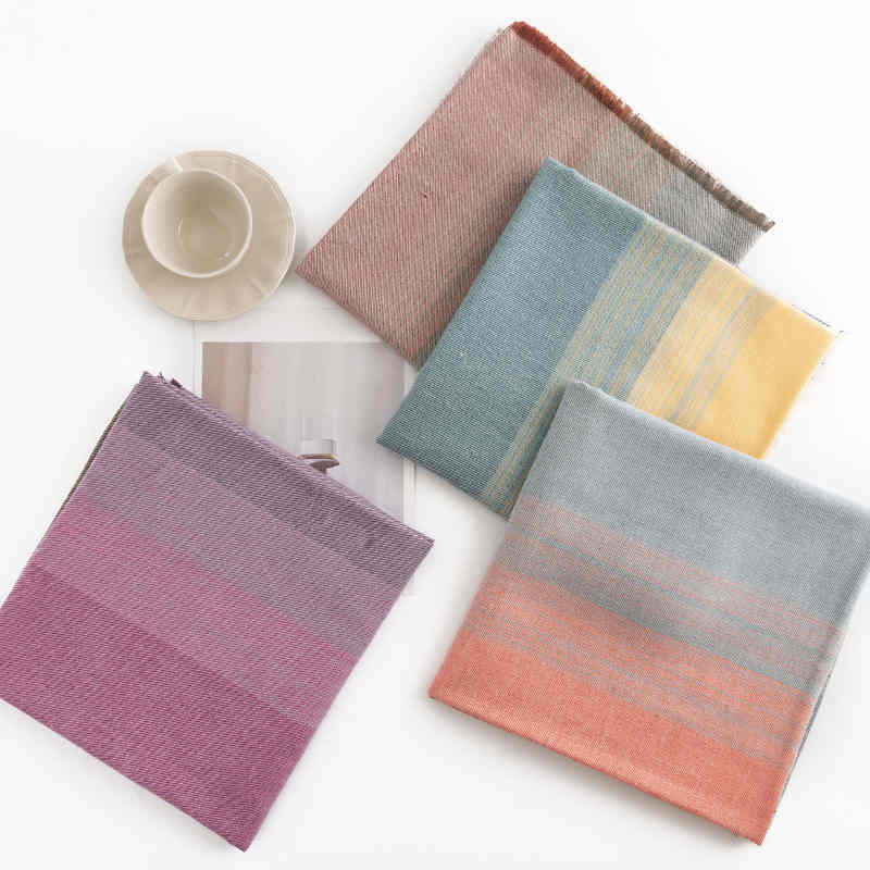 Matching lines imitation cashmere scarf women simple luxury warm shawl fashion commuting winter cold neck scarf