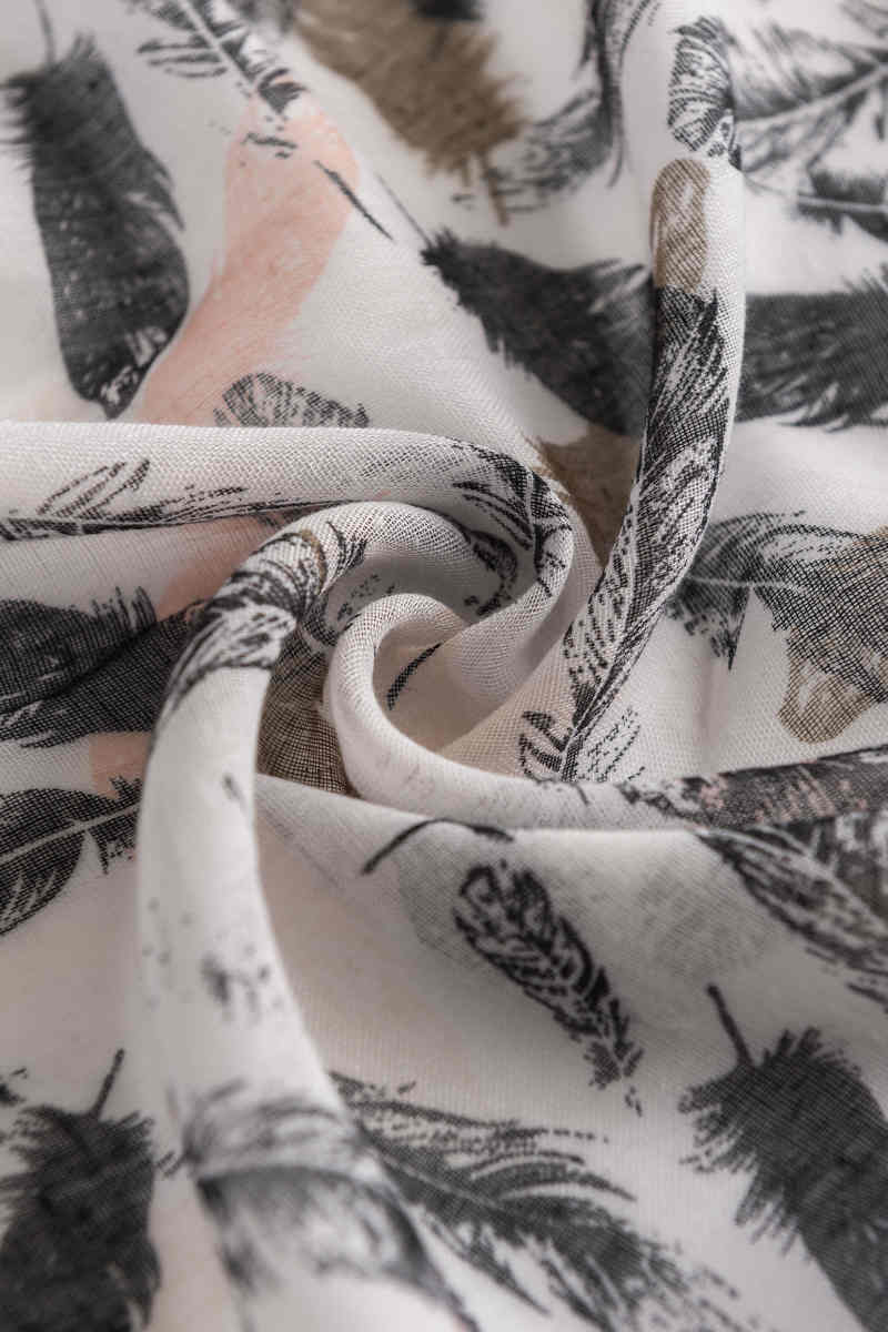 Floral thin scarf new art shawl fashion commuter imitation cashmere scarf