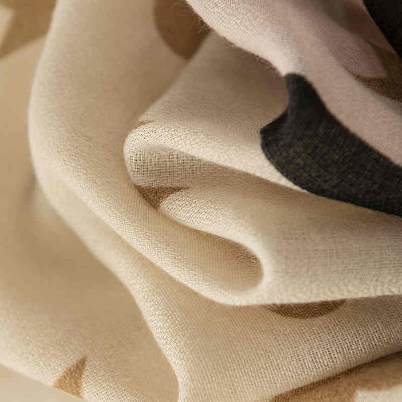 Sweet imitation silk scarf cotton feel scarf women holiday sunscreen beach towel airconditioned room shawl