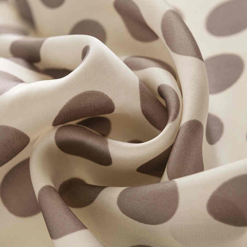 Imitation silk scarves female small square scarf new wave point printed satin scarf shawl professional scarf