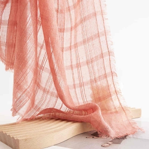 Stylish commuter simple and versatile solid color scarf short must plaid thin shawl in a long warm scarf