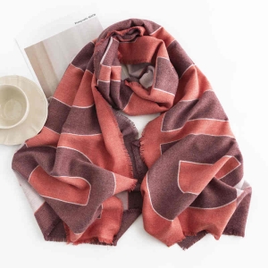 Letter imitation cashmere scarf female fashion commuter scarf thermal scarf shawl