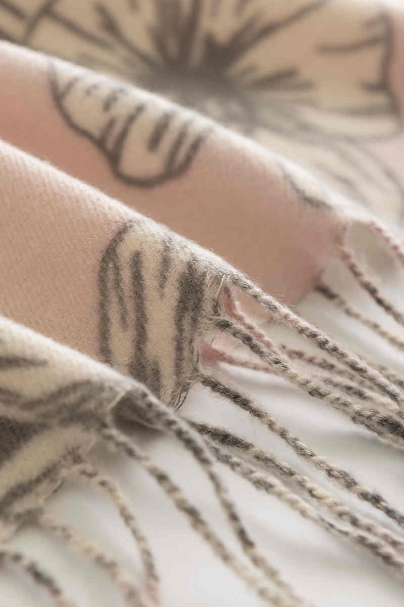 Fashion temperament printed scarf woman sweet wind imitation cashmere scarf shawl scarf neck