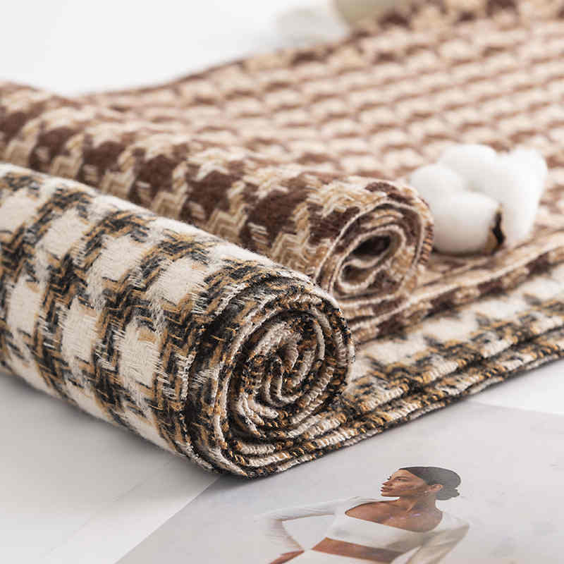 Plaid imitation cashmere scarf woman lengthened warm shawl fashionable commuter cold neck scarf