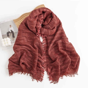 Street fashion commuter scarf female simple pattern warm neck scarf elegant natural printed shawl