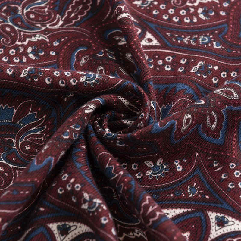 National Wind printed scarf fashion commuter neck scarf elegant advanced sense  warmth cold shawl