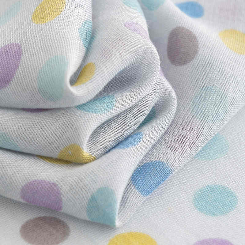 The new printed scarf simple color wave point fashion thin shawl warm sunshade scarf