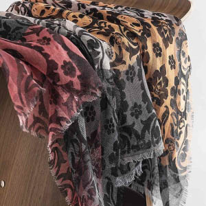 Autumn thin style 2023 new style scarf ladies print medium Long Beach towel