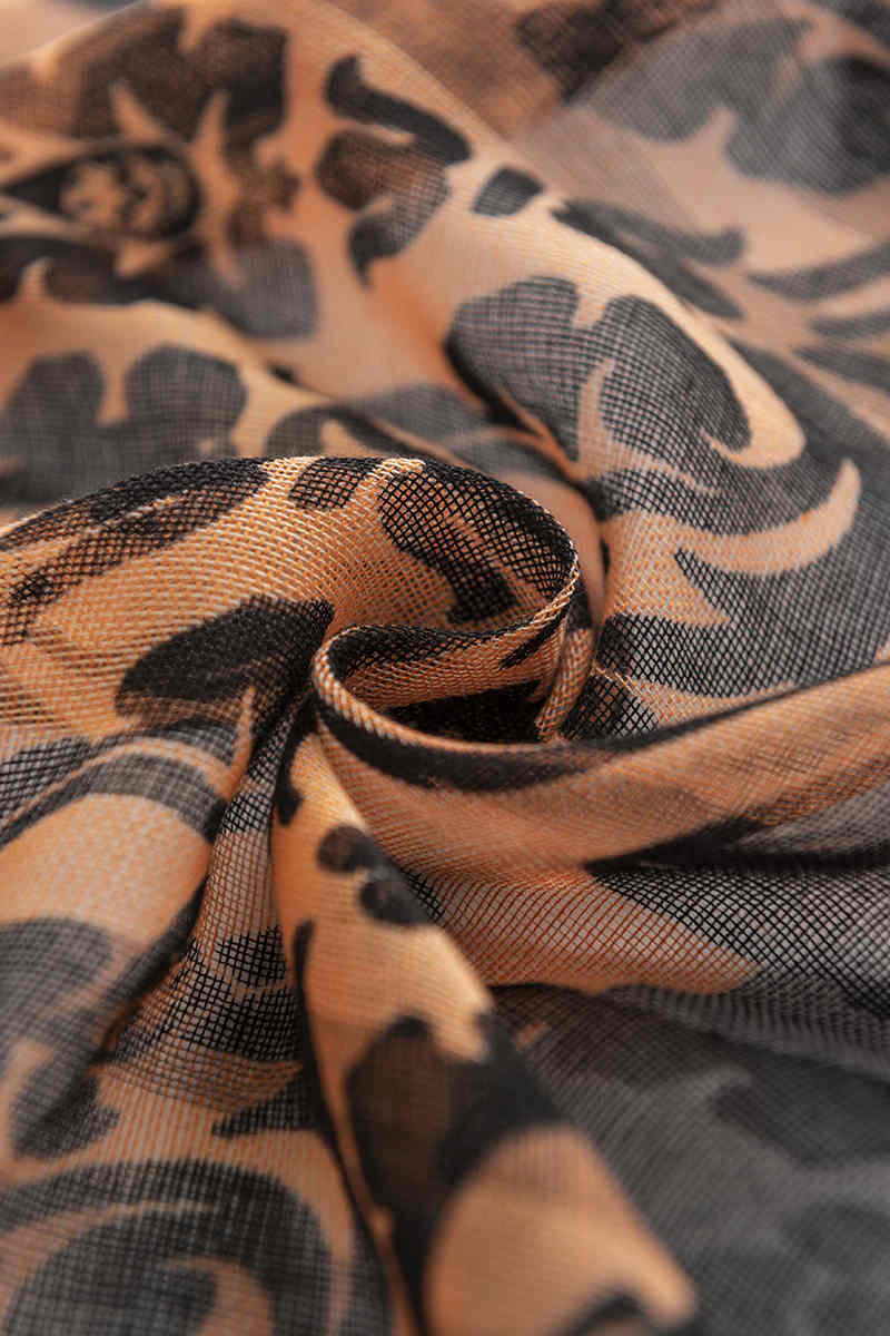 Autumn thin style 2023 new style scarf ladies print medium Long Beach towel