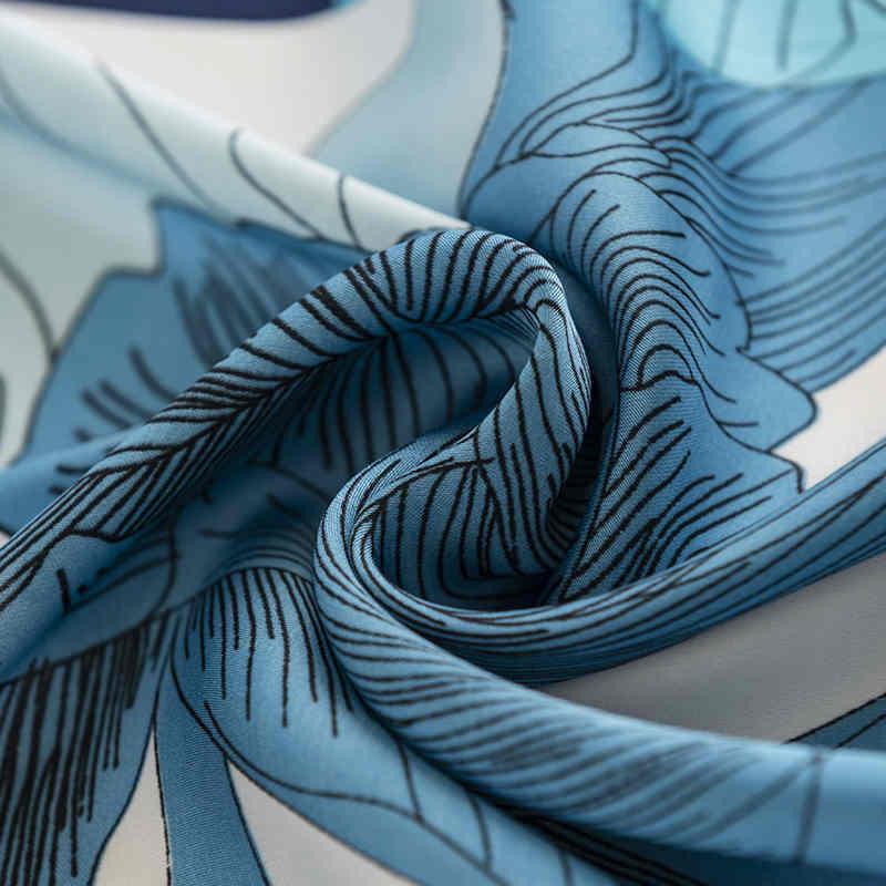 Spring new style silk scarves female fresh sweet printed satin satin pocket square fashion tie in professional dress scarf